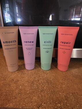 Spa Scentials Foot Care Set of 4 Products